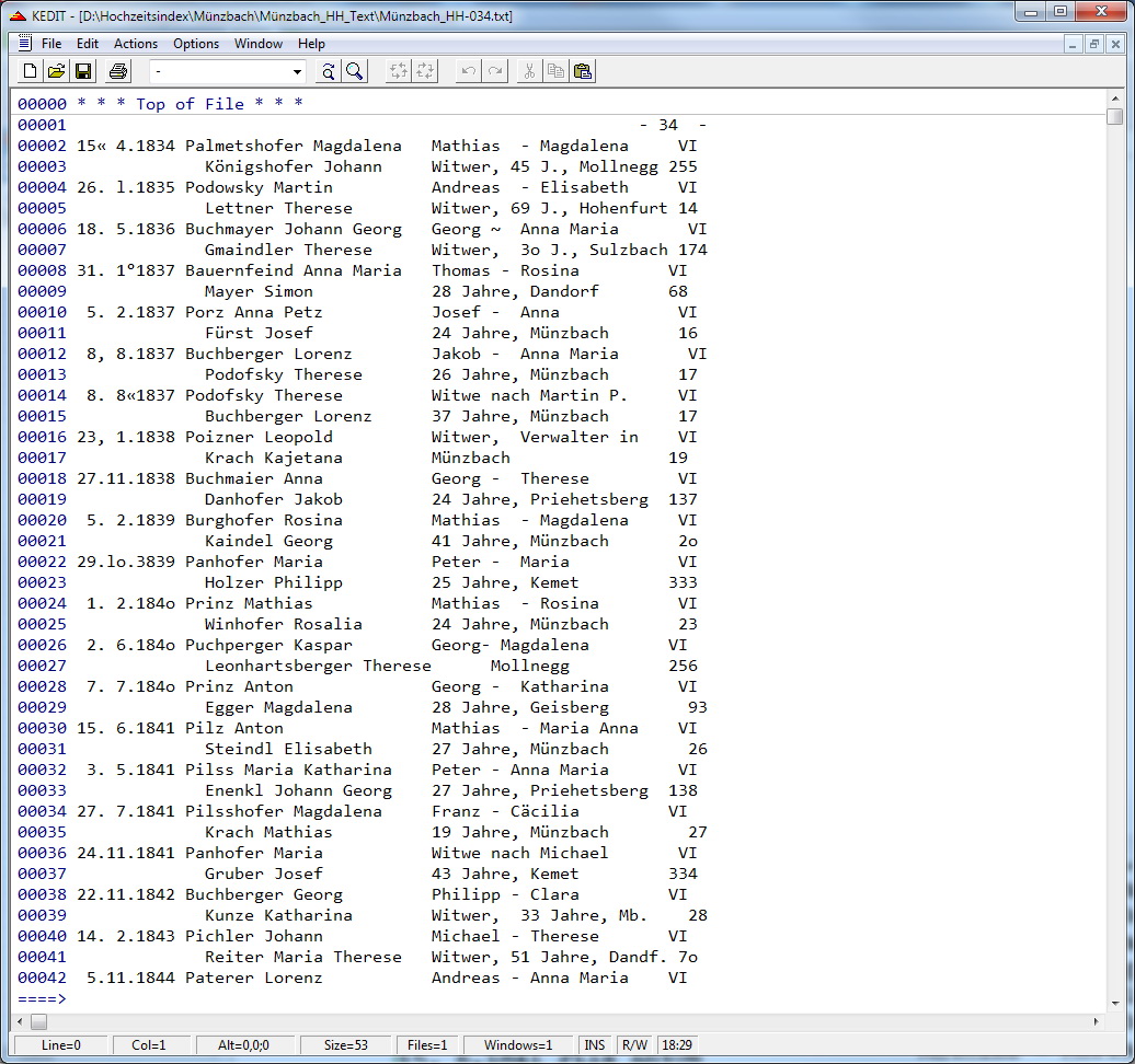 Münzbach Formatierung1