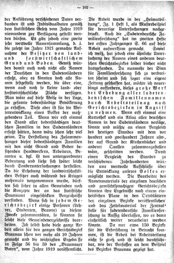 Von der Familien- zur Sippenforschung - 2