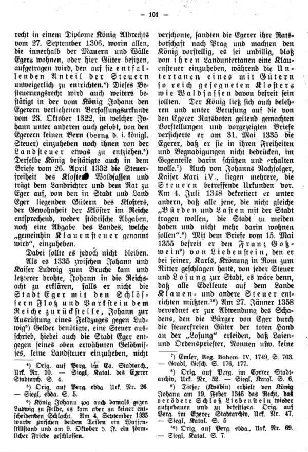 Das Egerer Landsteuerbuch vom Jahre 1392 mit den ältesten Personennamen in den Dörfern des Egerlandes - 2