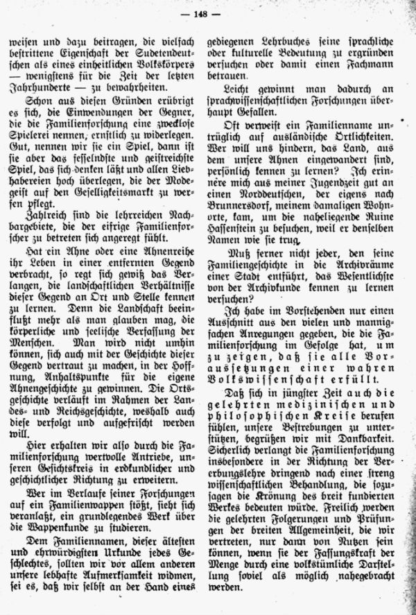 Die Familienforschung als Volkswissenschaft - 2