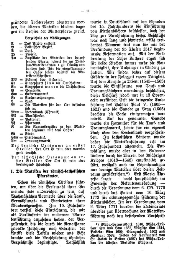 Die Kirchenbücher der Schönhengster Sprachinsel - 3