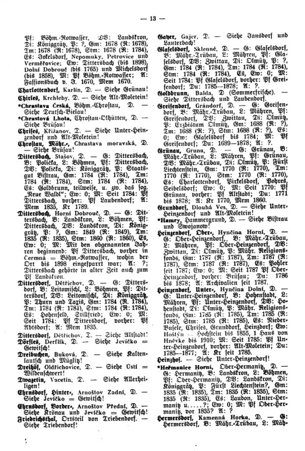 Die Kirchenbücher der Schönhengster Sprachinsel - 5