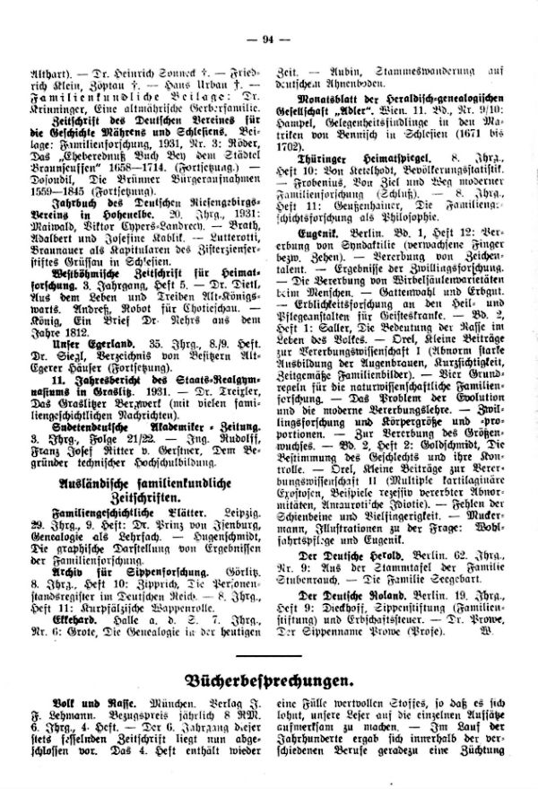 Bücherbesprechungen