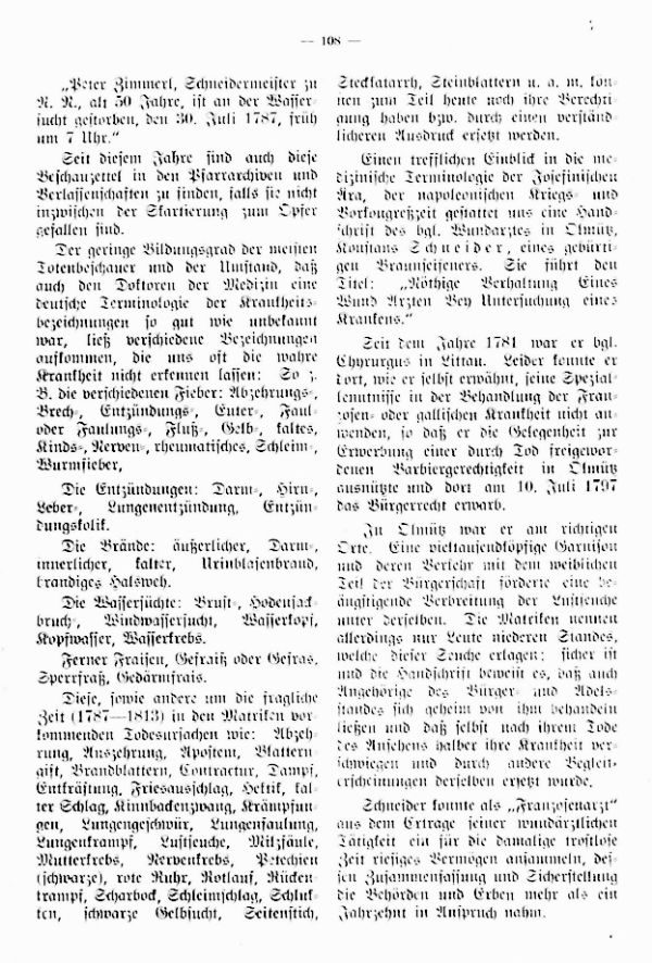 Krankheiten und Todesursachen - 3