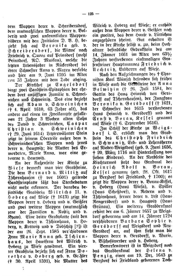 Grabsteine adeliger Herrschaftsbesitzer, Lehensmänner und Beamter im Iser-Jeschkengau - 2