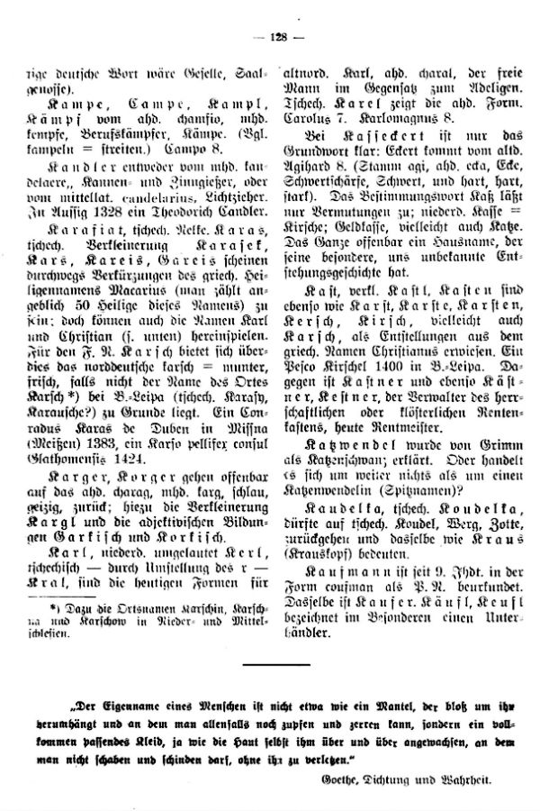 Namensdeutungsecke - 3