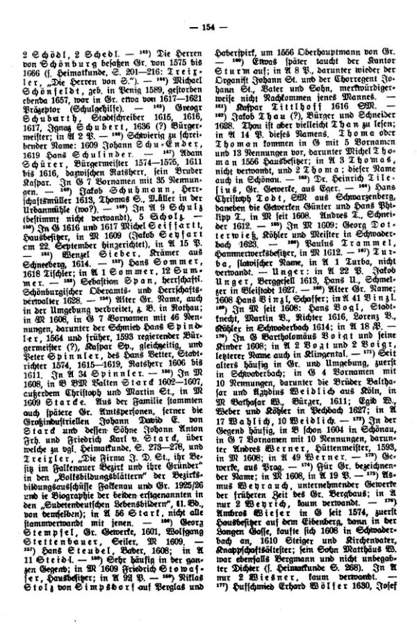 Alt-Graslitzer Familiennamen - 3