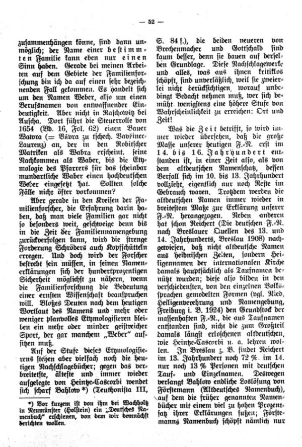 Bemerkungen zur Familiennamenforschung - 2