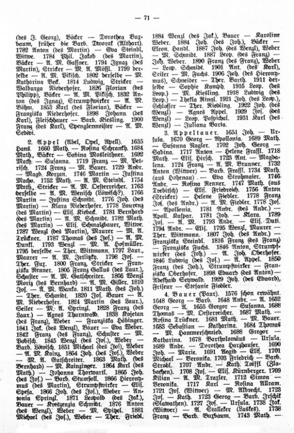 Zur Familiengeschichte von Zlabings - 2