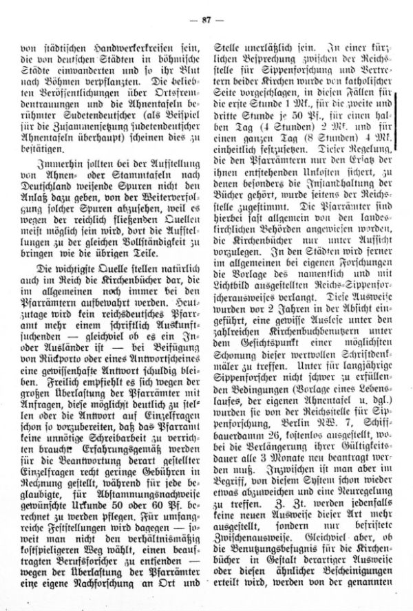 Über Nachforschungen in reichsdeutschen Schriftdenkmälern - 2