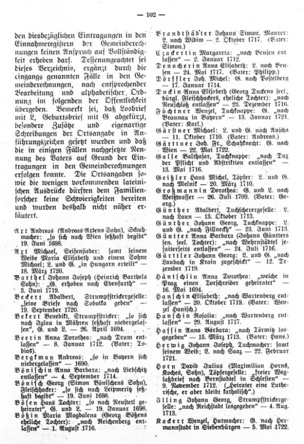 Böhm.-Leipaer Bürgerentlassungen - 2