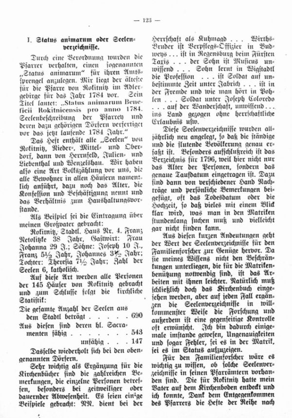 Seelen- und Untertanerverzeichnisse sowie Wallfahrtsbücher als Quellen für die Familienforschung - 2