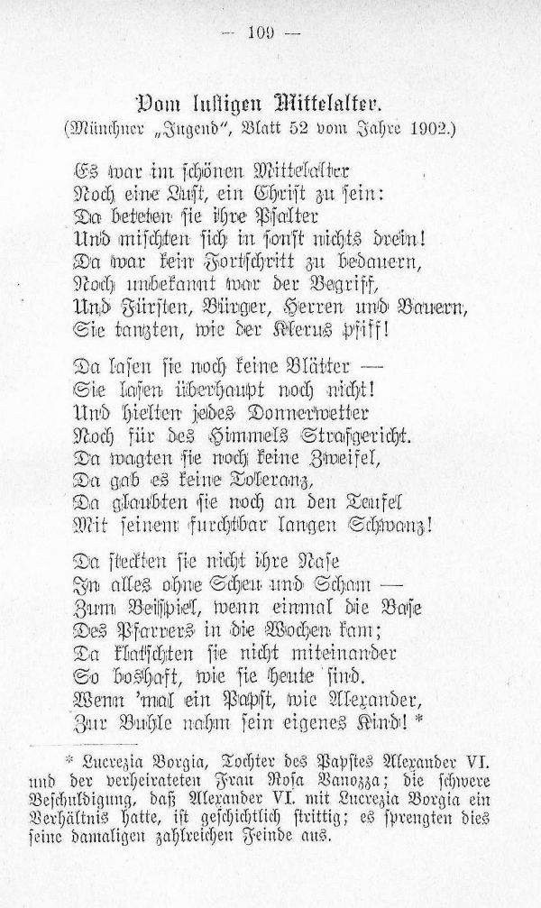 Vom lustigen Mittelalter