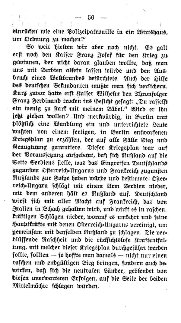 III. Kapitel:  Auf dem Weg zum Weltkrieg